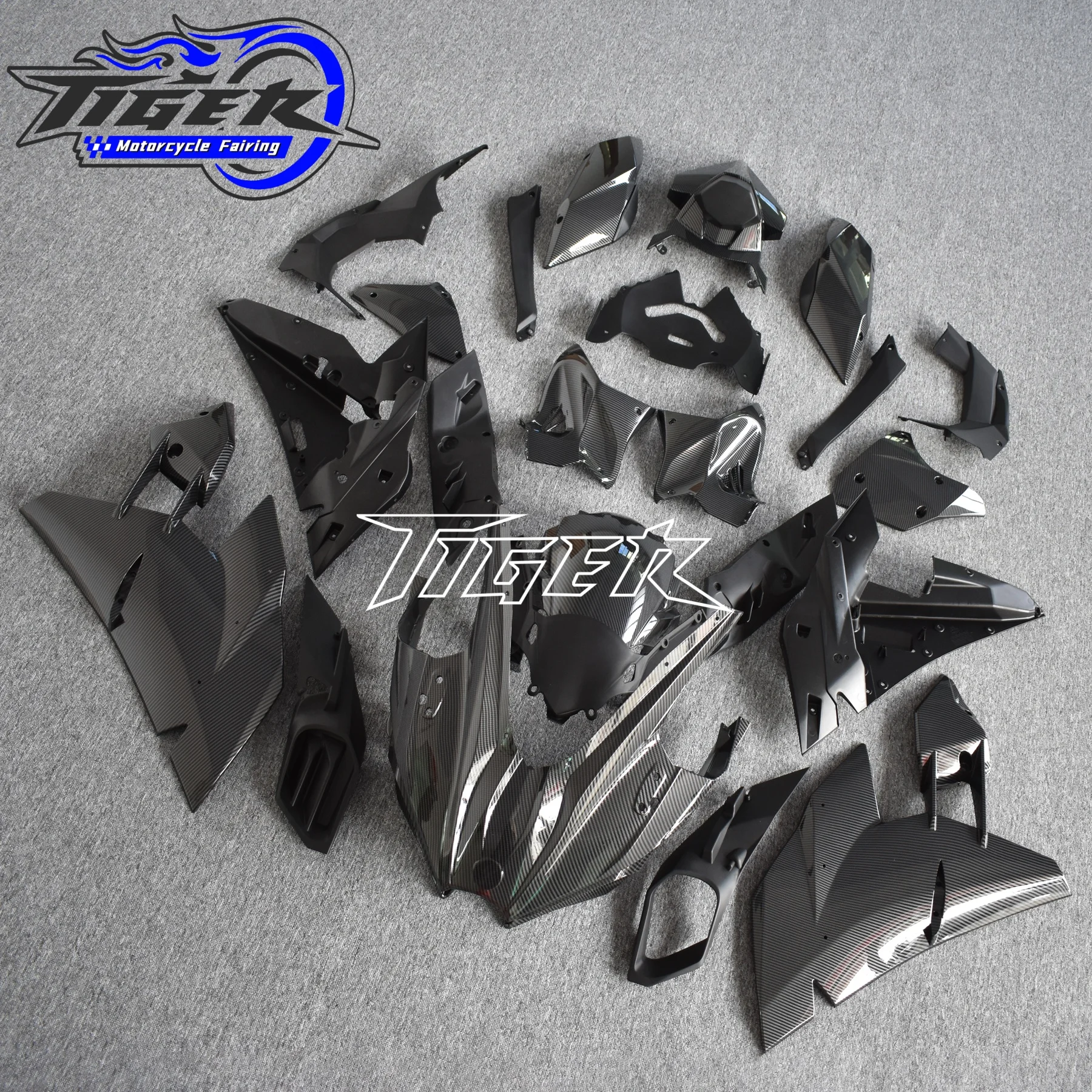 For KAWASAKI NINJA H2 H2R 2015-2024 H2/R 2025 Carbon Paint Motorcycle Fairing Kits Guard Cowl Protection Modified Accessories