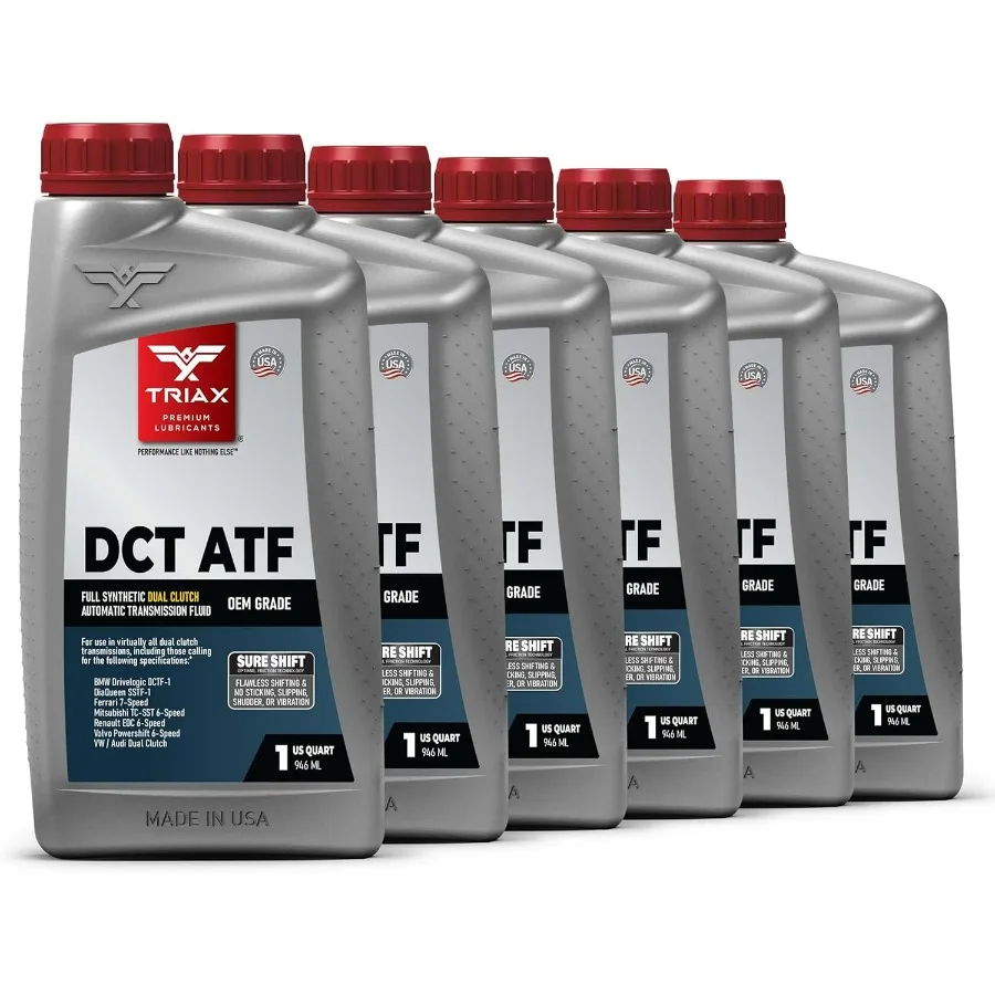 

DCT ATF - Full Synthetic Dual Clutch Automatic Transmission Fluid - OEM Grade - Compatible with Direct Shift Gearboxes and Dual