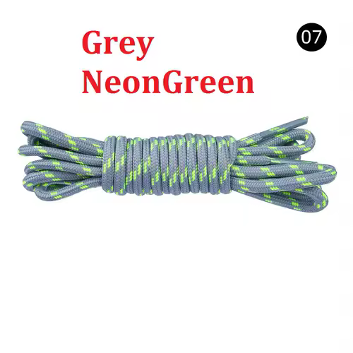 5MM Round Shoelaces Flower Dots Solid Laces Polyester Shoelaces Matching Sports Shoes Tooling Martin Boots Hiking Shoelaces - Image 23