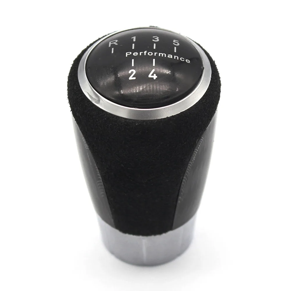 Carbon Fiber Shift Knob 5/6 Speed Weighted For BMW E46 E60 Stick Shifter Lever Knob Gear Manual Shift Knob Parts 	