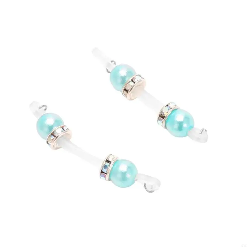 

L5YC None Piercing Nipple Jewelry Nipple Rings Fake Body Piercing Chains Nipple Noose