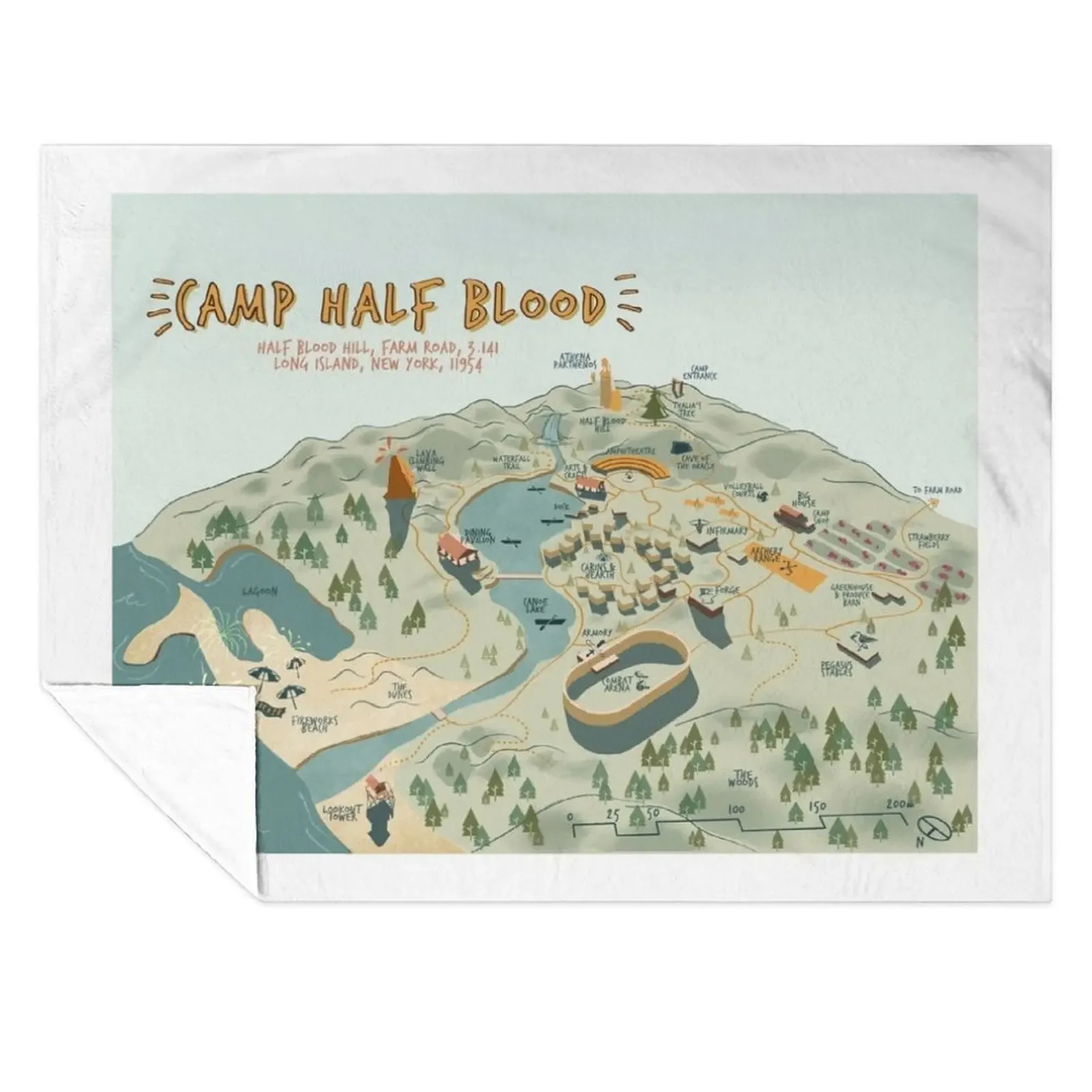 

Одеяло Map of Camp Half Blood, самые мягкие одеяла, украшения для диванов, лохматое красивое одеяло