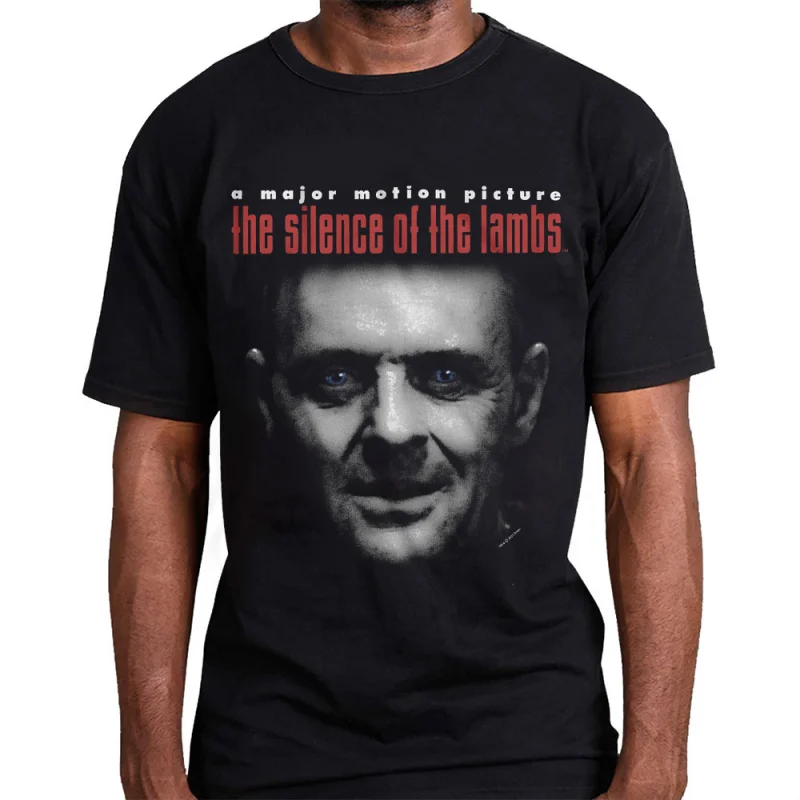 

Hannibal Silence of the lambs Horror movie Gift t shirt for men Dr Lecter print clothes 1229 Scary Hannigram All size Tee