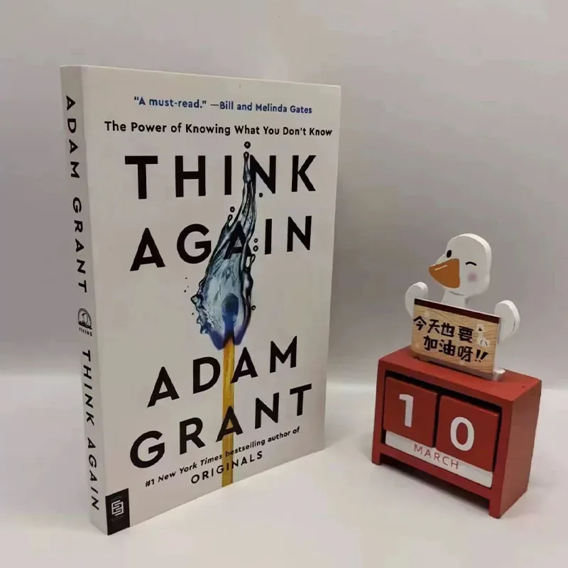 Pensa ancora di Adam Grant Il potere di conoscenza cosa non conosce # 1 libro più venduto in inglese