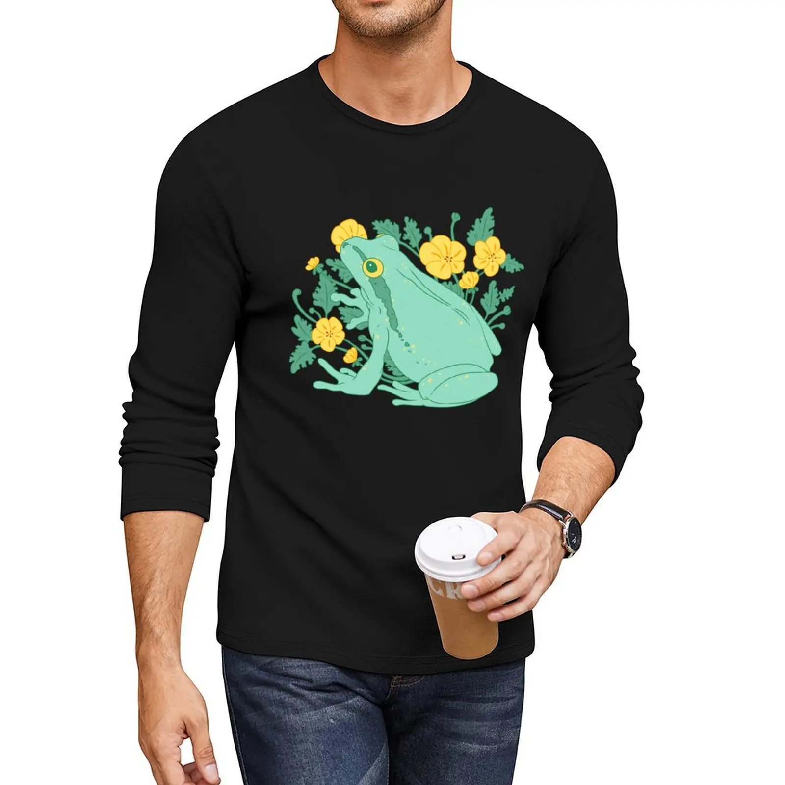 Toe of Frog Long T-Shirt graphics t shirt boys animal print shirt oversized t shirts t shirts for men graphic