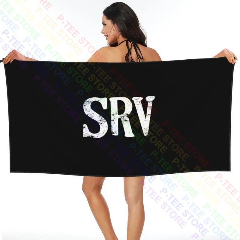 Stevie Ray Vaughan Srv Logo Rock Blues Music Quick dry Towel Custom Comfortable Personalized