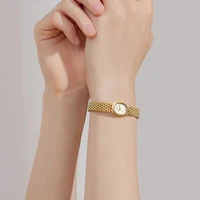 BERNY Gold Women's Watch Luxury Small Dial Ladies Gold Watch Jewelry Bracelet Quartz Lady Watch Stylish Fashion Women Watches 5