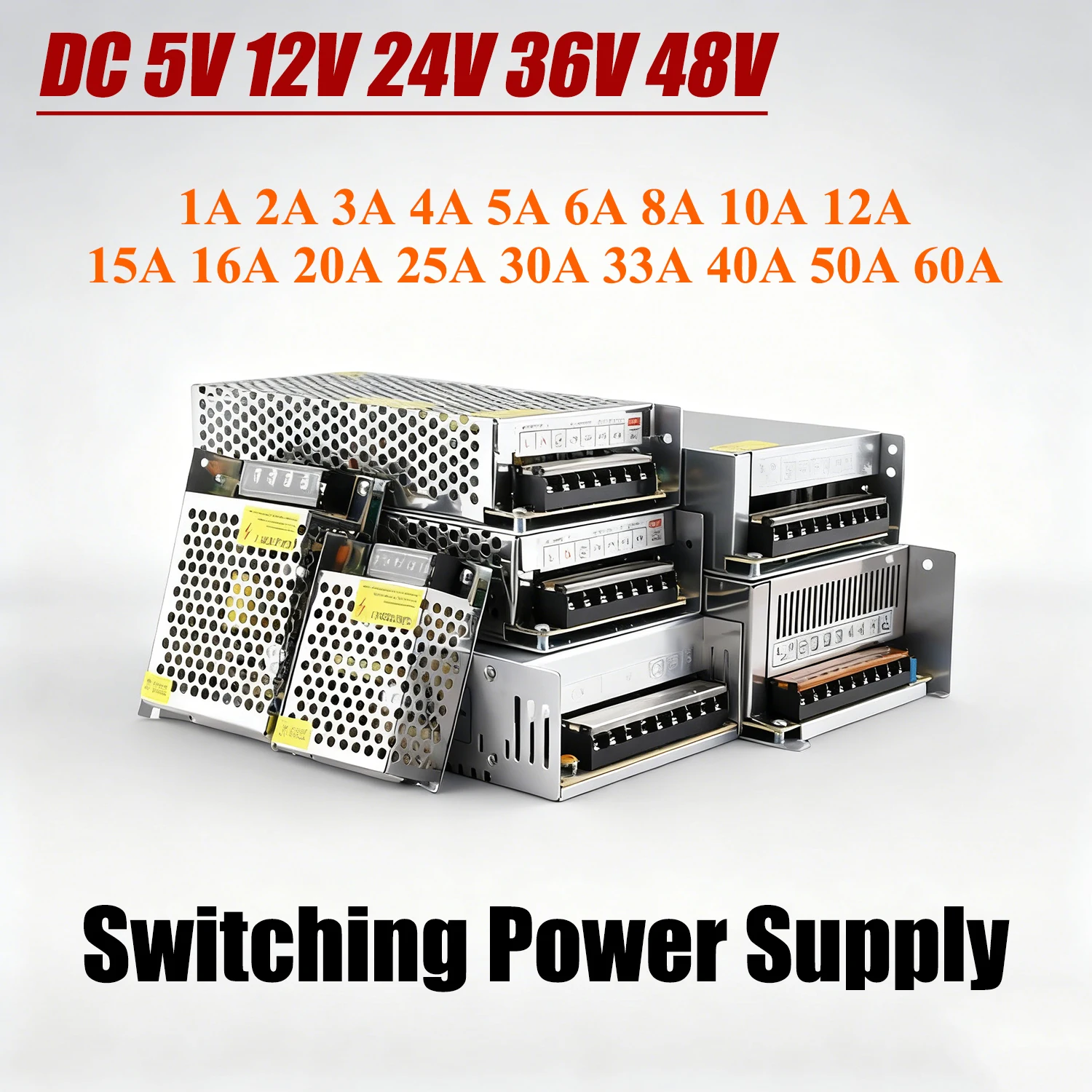 5V 12V 24V 36V 48V Power Supply Transformer AC 220V 110V TO DC 5V 12V 24V 36V 48V Switching Power Supply For LED Strip