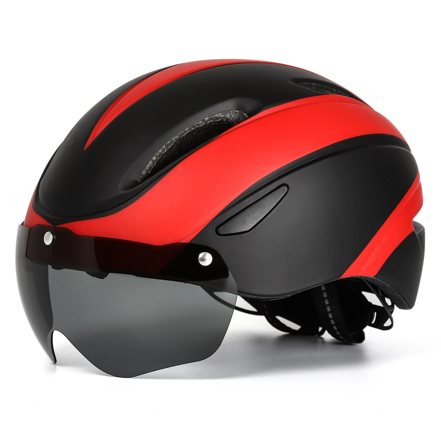 Camera Mountainroad Bike Helmet Pmt Cycling Helmet New Vintage Front Brimmed Bike  aero Foldable Cycling Helmet