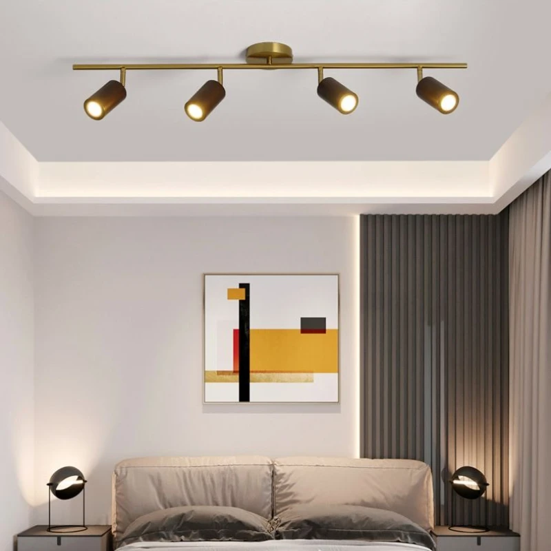 

Минималистичные деревянные потолочные прожекторы для ресторана, гостиной, магазина, коммерческие светодиодные светильники для внутреннего освещения