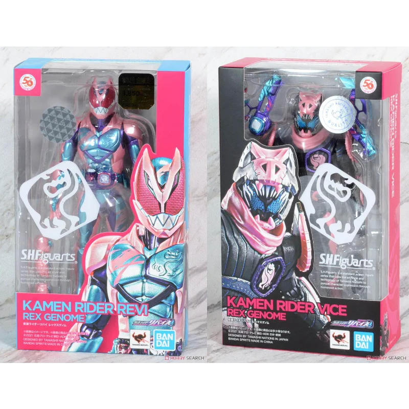 

Original Bandai SHF Kamen Rider Revice Rex Genome Combined Movable Main Rider Model Anime Figure Toy Collection In Stock