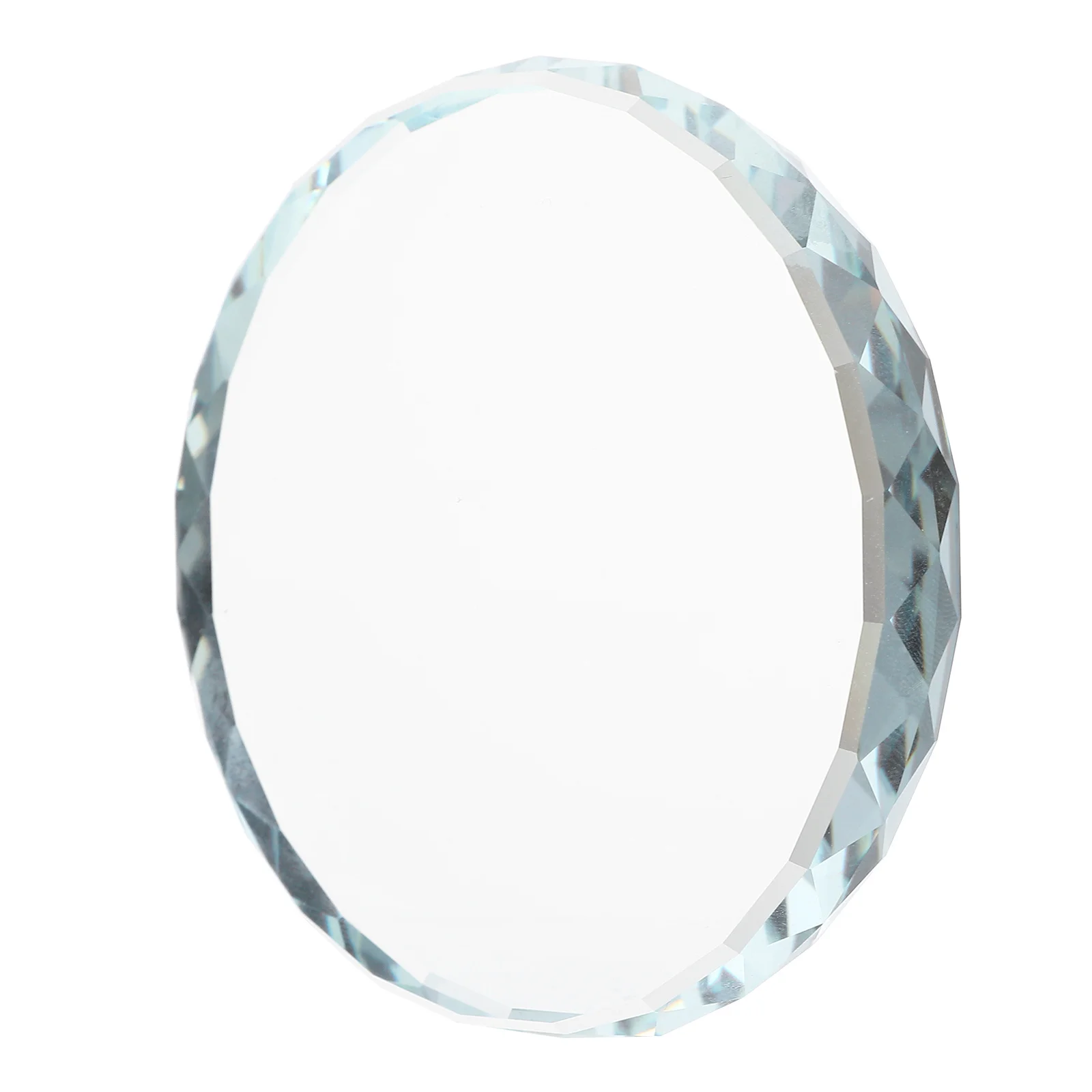 Прозрачное стеклянное основание, круглая витрина, поднос для рукоделия, декоративное хранилище для предметов коллекционирования, многоцелевой, легкий дизайн