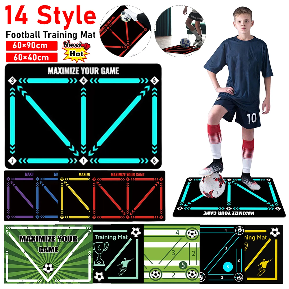 Football Training Mat Soccer Carpet Child Training Pack Indoor Foldable Kids Adults Dribble Non Slip Kids Adults Rug Soccer