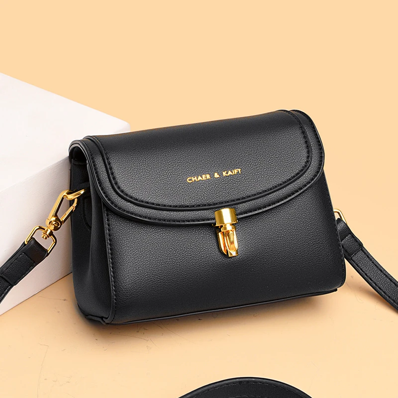 new Fashion Crossbody Bags for Women 2022 New Ladies Shoulder Bags High Quality PU Leather Handbag Leisure Purses And Handbags