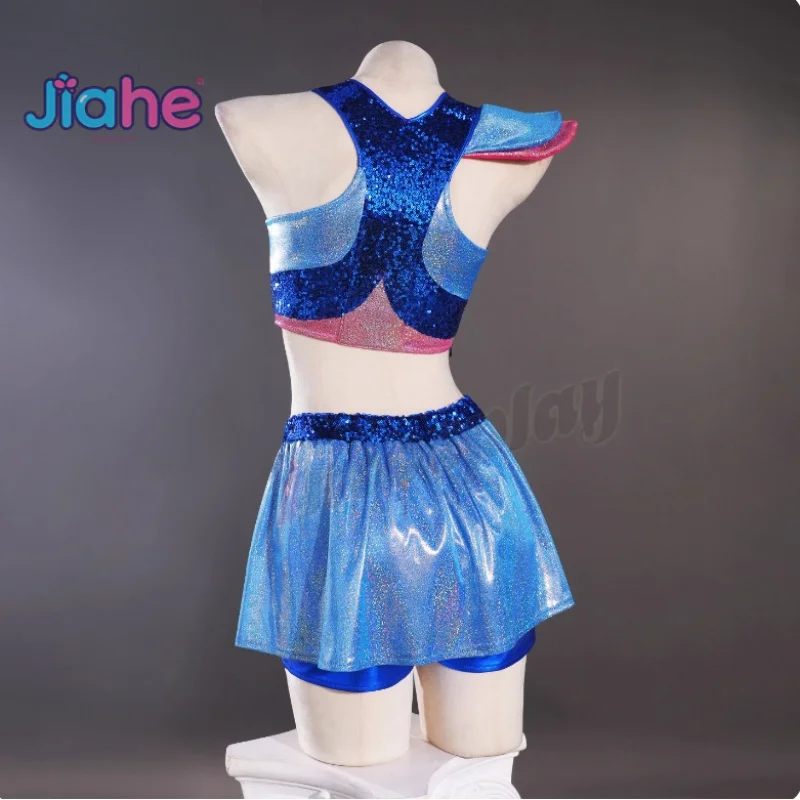 Anime Bloom 코스프레 의상 성인 여성 섹시한 탑 드레스 할로윈 무대 공연 유니폼 Bloom Complete Set XS-XXXL