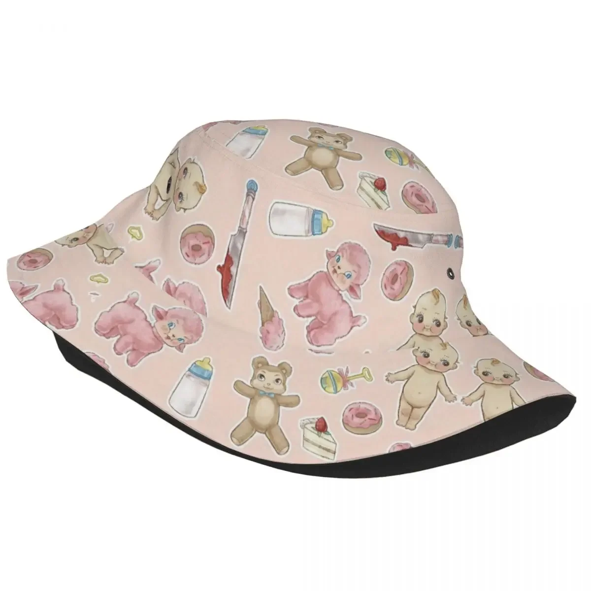 Portals Tour Bucket Hat Summer Beach Vacation Getaway Headwear Accessories Melanie Martinez Cap Women Irish Country Hat Foldable