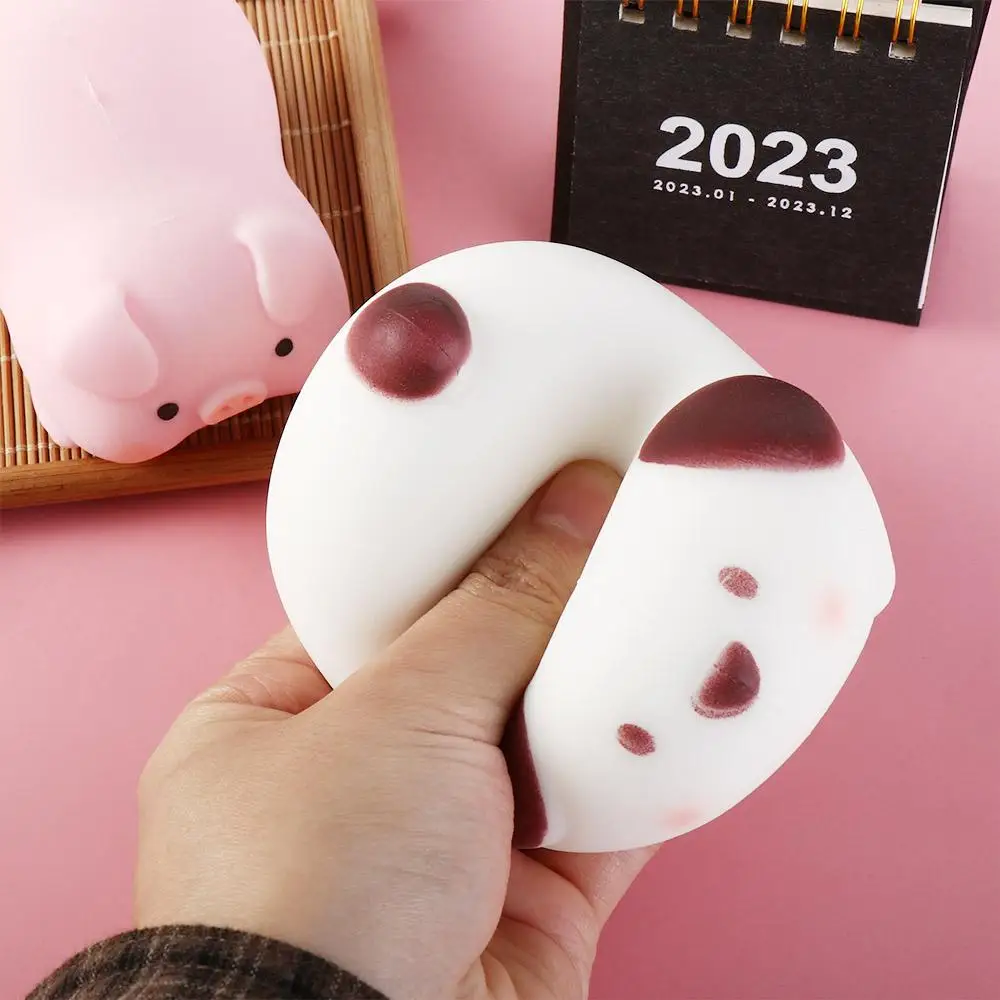 ช้า Rebound บีบหมูสุนัขของเล่นสบายหมู/สุนัขช้า Rebound Rising สัตว์ของเล่นสัตว์ตลกความเครียด Vent ของเล่น