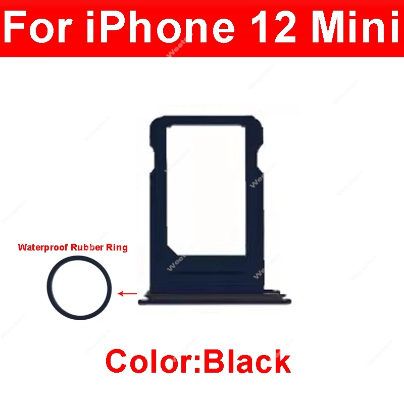 

For iPhone 12 Mini 12mini SIM Card Tray Holder SIM Card Reader Slot Replacement parts