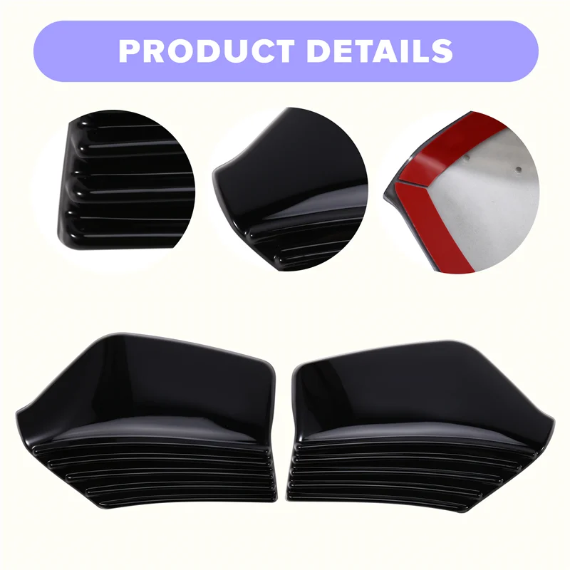

Efficient 1Pair Black L&R Rearview Mirror Trim Cover For Honda Goldwing GL1500 ALL GL 1500 1988-2000 Mirror Back Accents Shells