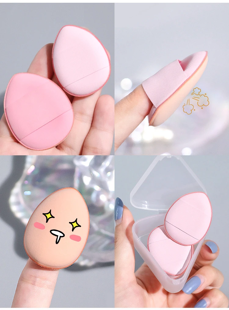 Candy Color Makeup Sponge Blender Soft Foundation Sponges Powder Puff Women Make Up Accessories Beauty Tools Girls Daily Use