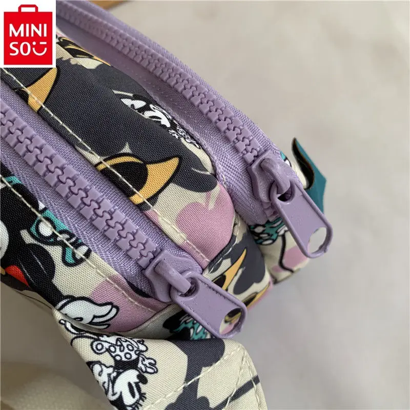 MINISO Disney Mickey Mini kreskówka lekka torba sportowo-rekreacyjna Crossbody