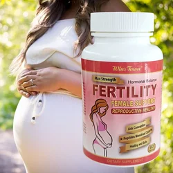 1 bottle 60 Pills Women's Health Fertility Tablets Hormone Balance Tablets Increase Dietary Supplement Health Food