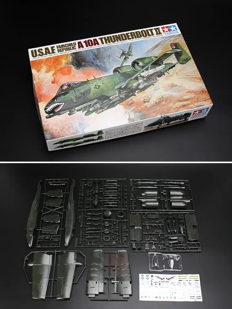 Kit de modelo de avión ensamblado TAMIYA 61028 Avión de ataque americano A-10A 1/48