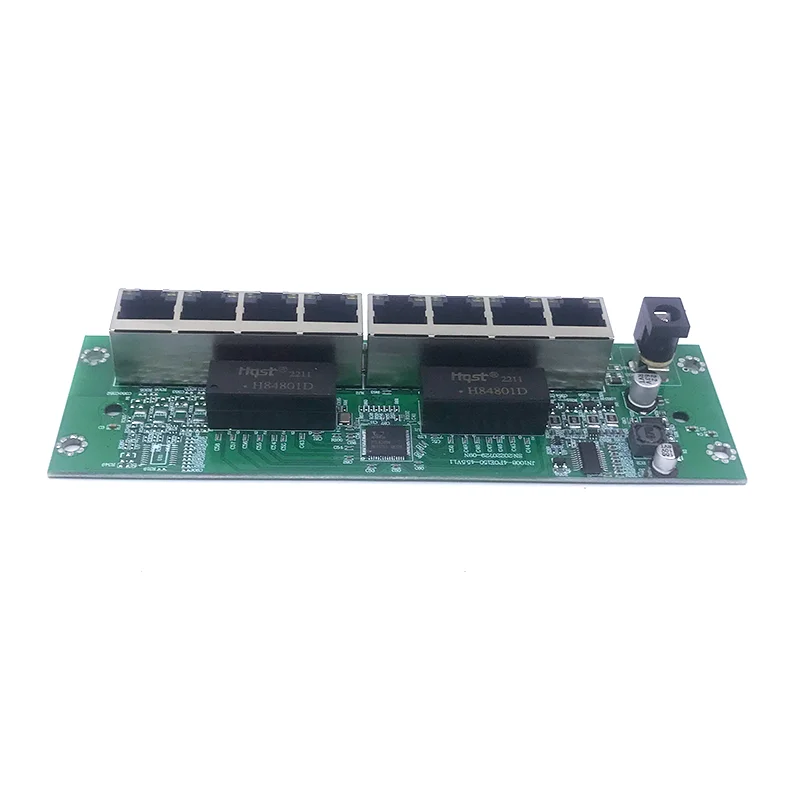 Wall Mounted 4POE 10/100M 4Port 10/100Mbps Ethernet Switch 8 10/100M Unmanaged 48VPOE Network Switch ip camera poe mikrotik