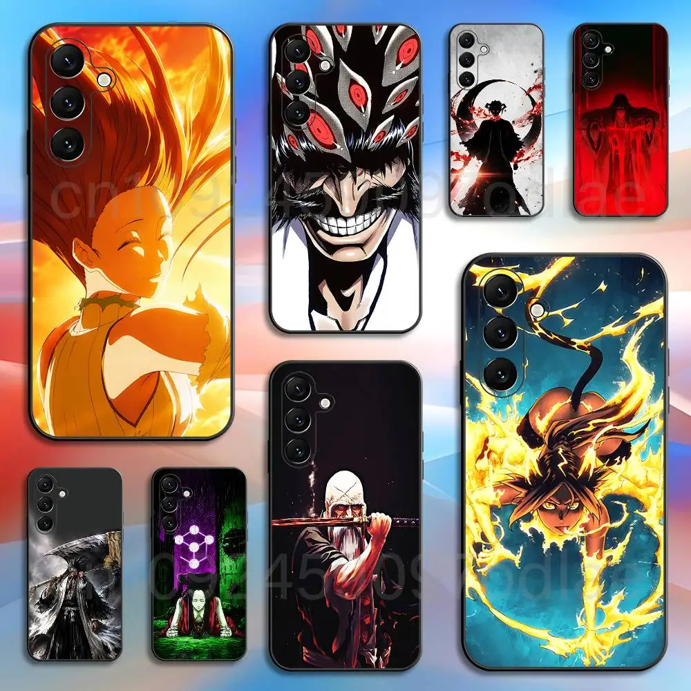 B-Bleach Thousand-Year Blood War For Samsung A 13 21 22 30 31 32 52 53 71 72 73 S E 5G Black Soft Phone Case