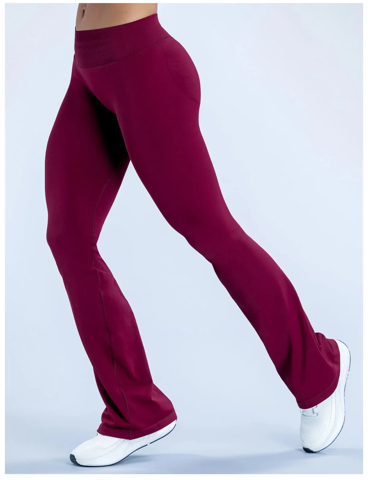 Denyf Impact Flares Scrunch Booty Damen Gym Leggings Nahtlose Fitness Workout Yoga Hosen Squat-Proof Modische Schlaghosen – Detail 8