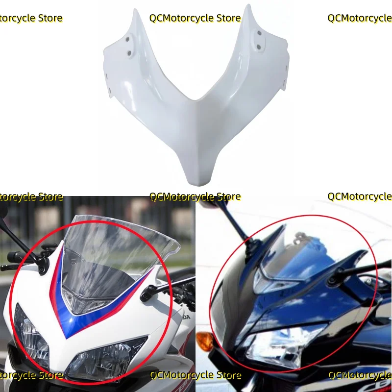 Motorcycle Front Headlight Hood Fairing Panel Cover Nose Head Cowl Fit for Honda CBR500R CBR 500R 2013 2014 2015