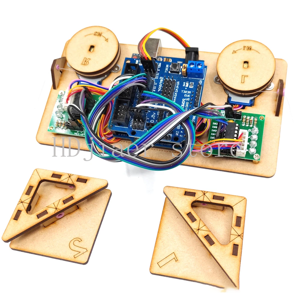 

Arduino Wall Painting Robot DIY Kit – Cable Plotter Motor & Polar Graph Stepper Motor, Programmable Toy for Robot Projects