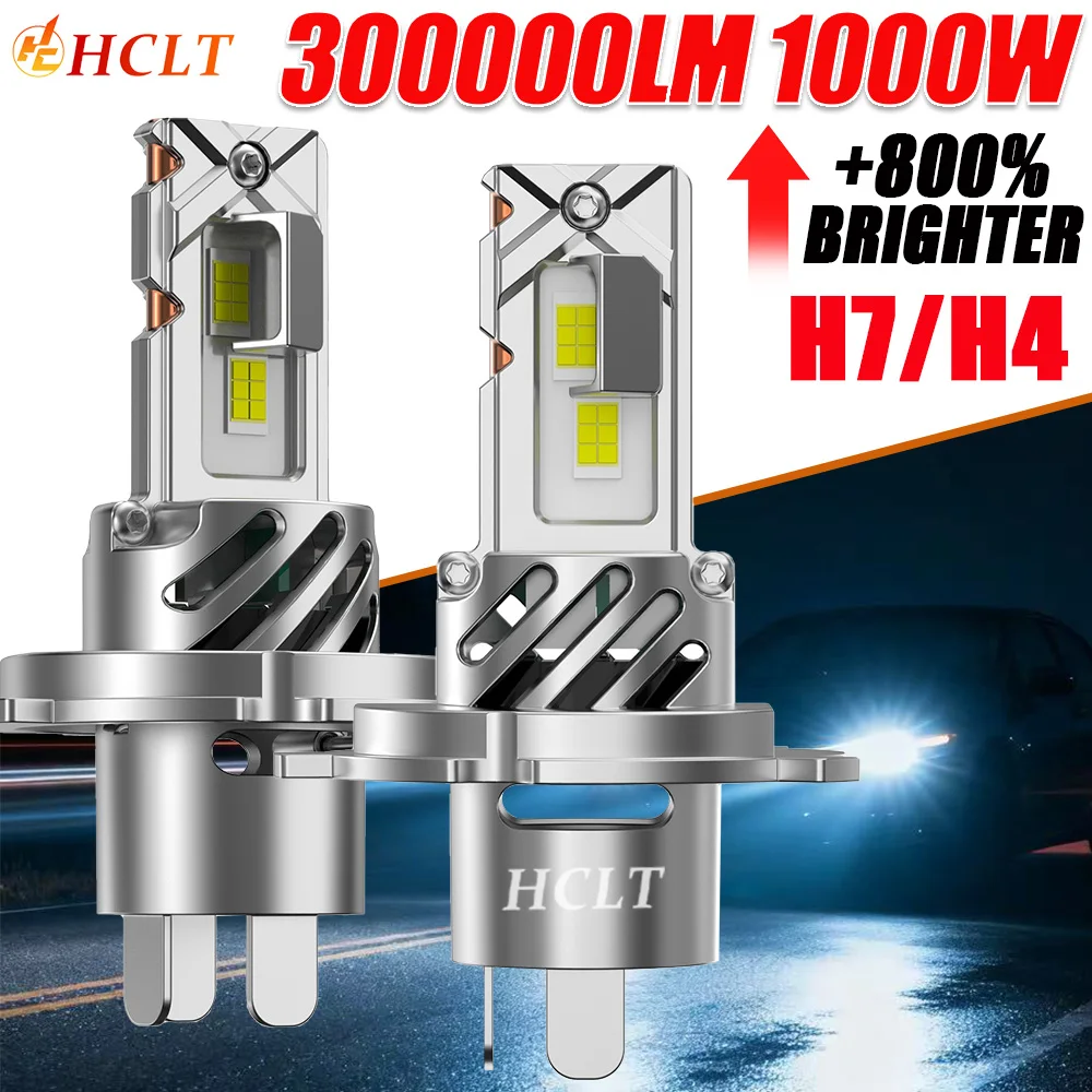 

H4 H7 LED Headlights Led CANBUS 9003 HB2 High Low Beam Car Motorcycle Bulbs 6000K Spotlight Automobile Lamp Plug And Play 12V