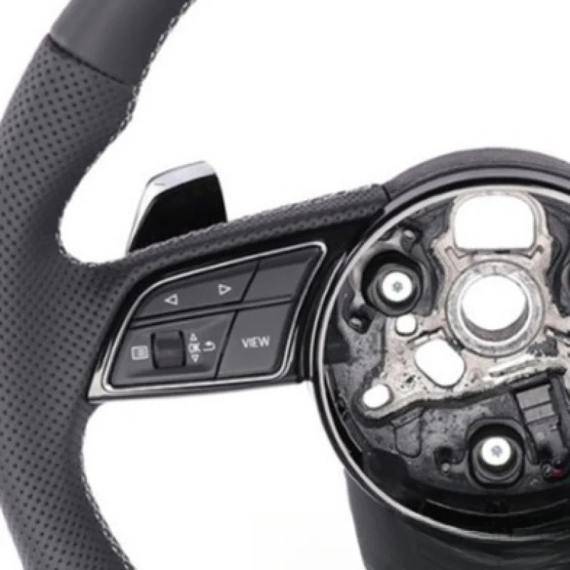 For Audi's new genuine leather steering wheel, with multi-function buttons and paddle shifters, directly supplied by th