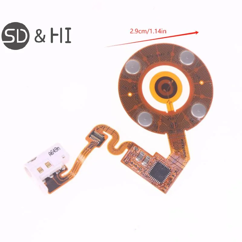Rueda de clic con cinta de cable flexible para IPod Nano 2 2nd 3 3rd 5 5th Accesorios
