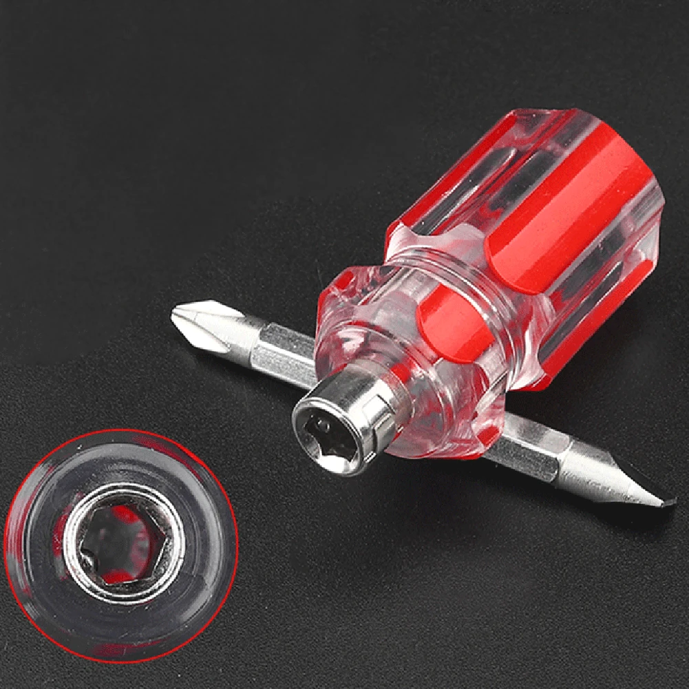 Screwdriver Interchangeable Function Short-Phillips Screwdriver Slotted Impact-Screwdriver Hammer Lat Repair Tool Screwdriver