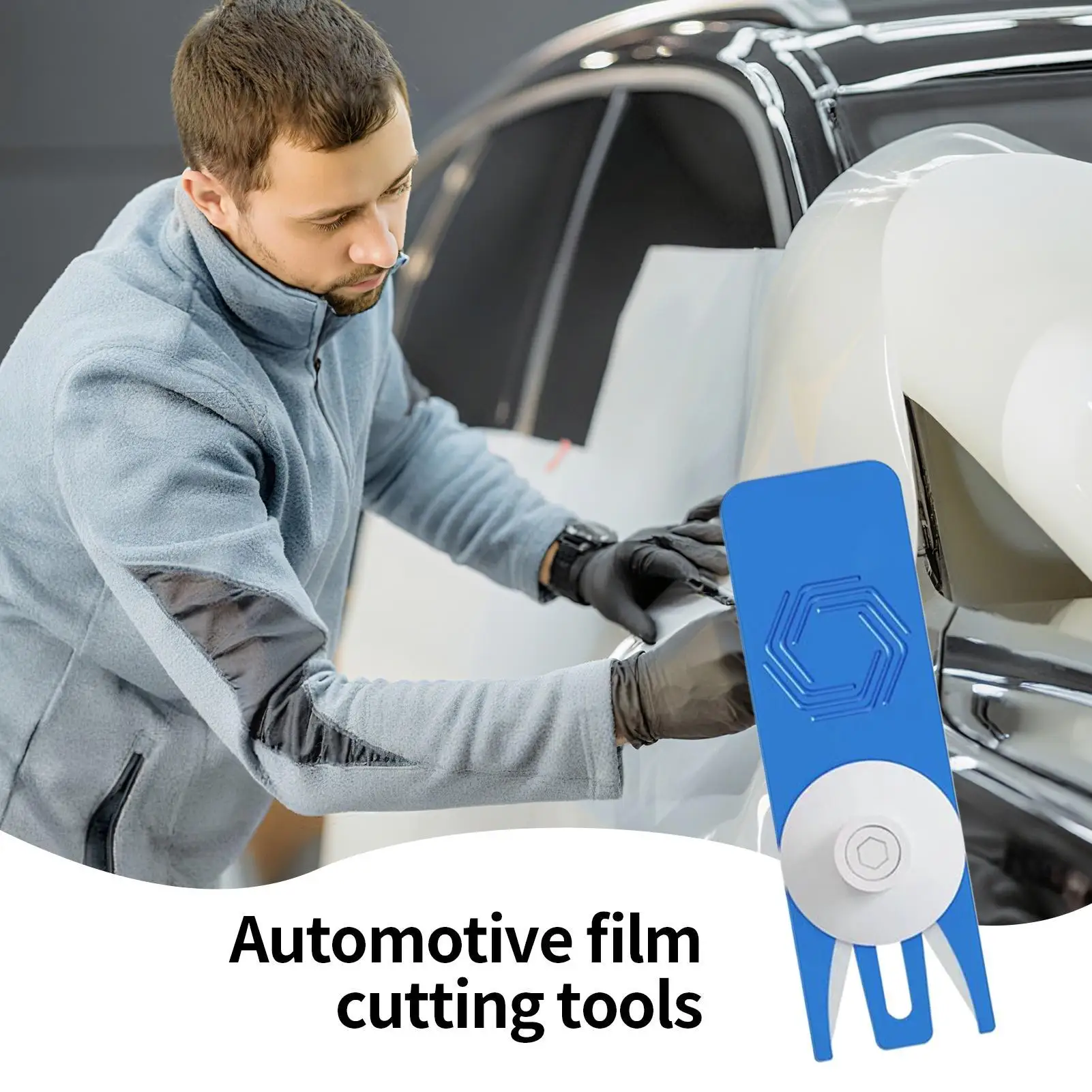 

Car Wrap Cutting Tool Aluminum Alloy Vehicle Wrapping Cutting Tool Adjustable Automotive Wrap Supplies For RV Pickup Trailer