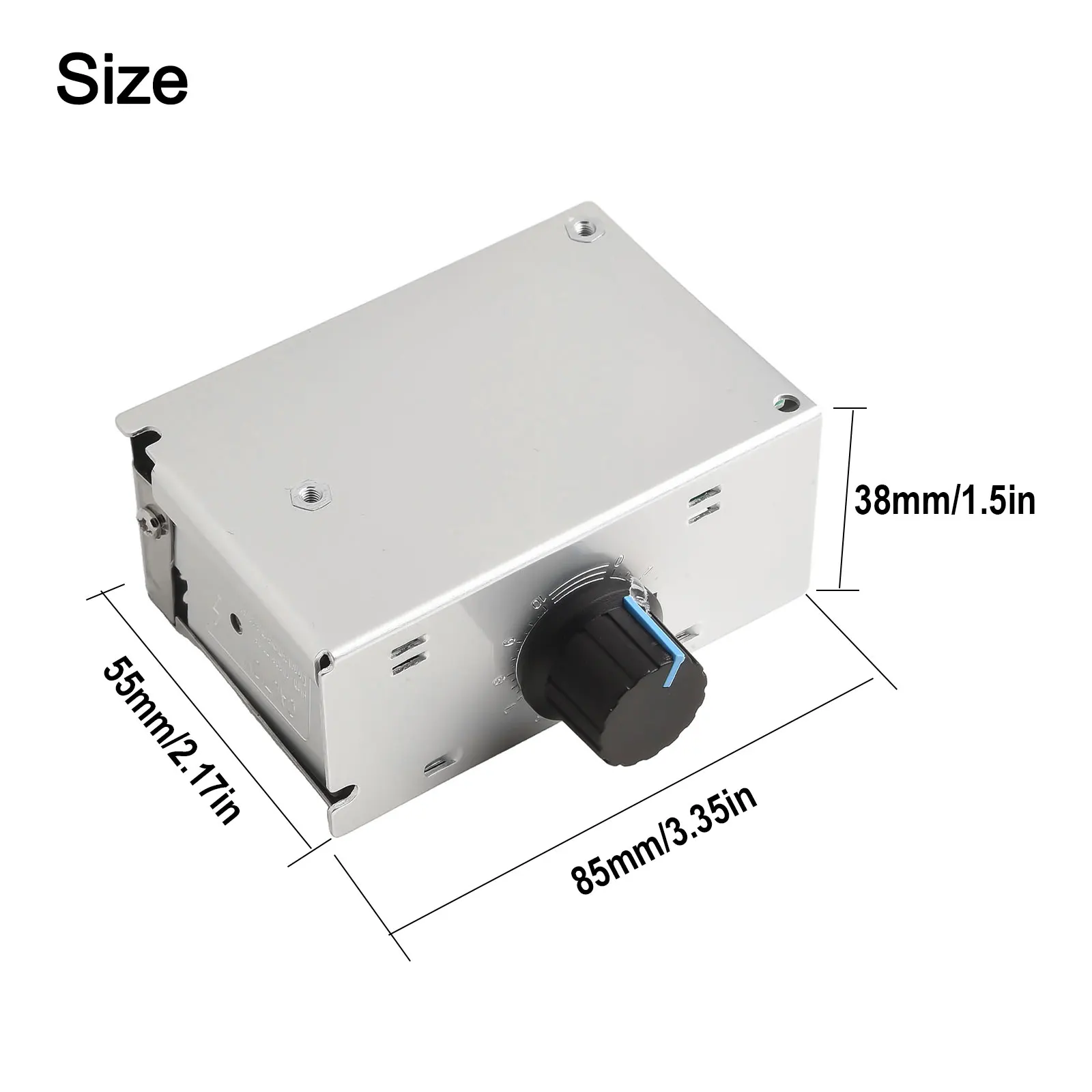 220V AC SCR Voltage Regulator Controller 4000W Power Output for Electric Furnace Heating and Incandescent Lamp Dimming