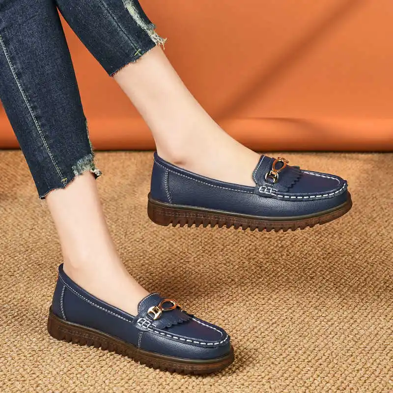 Raquetas de nieve de cuero Natural, zapatos de tenis, mocasines para mujer, zapatillas de deporte para mujer, diseñador de lujo, moda para mujer, vacaciones deportivas 39