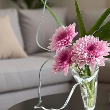 مزهرية زهرة أكريليك شفافة على شكل فراشة ملحقات تشكيلة زهور ثلاثية الأبعاد مزهرية على شكل فراشة لتزيين المنزل