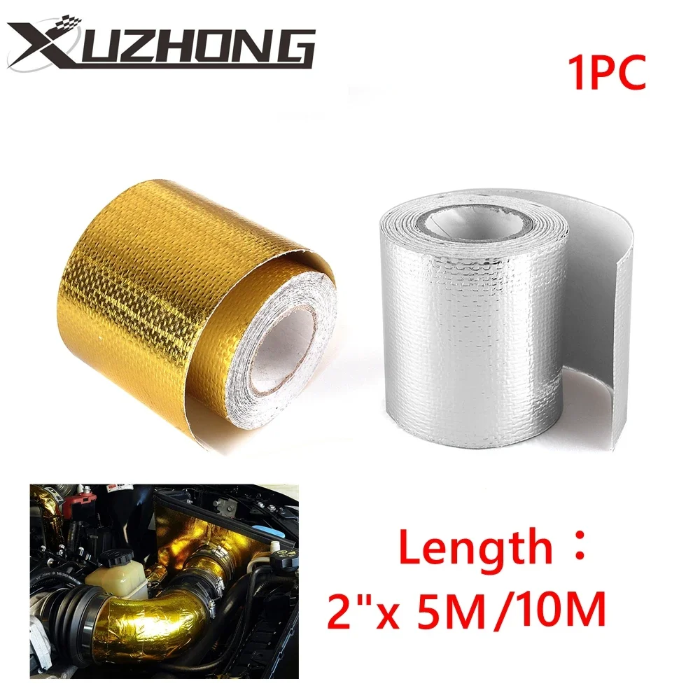 

Термолента для отвода воздуха 2 дюйма, самоклеящаяся, 5/9/10 м, изоляционный экран, светоотражающая, теплозащитная, EX-100