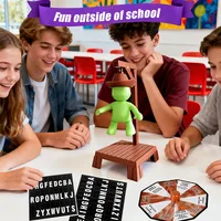 Christmas Magnetic Hangman Board Games Mystery Guessing Word Game Glow In The Dark Guessing Word Before Hank Falls Table Game 5
