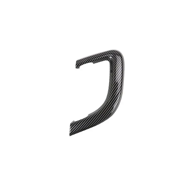 سيارة ألياف الكربون الباب الداخلي لوحة مقبض سحب إطار الكسوة الديكور الداخلي ملصق أجزاء لاند روفر ديسكفري 2015-2019-A7 #2