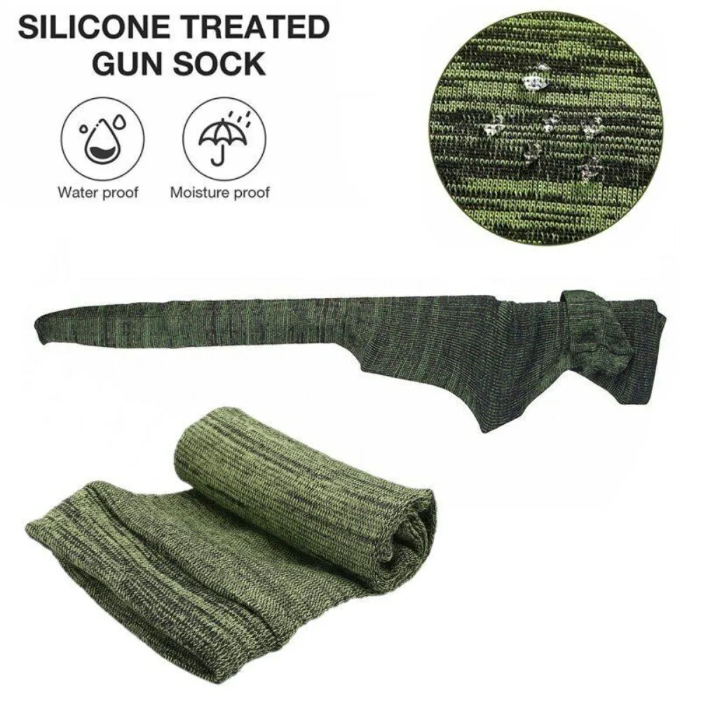 Silicone Treated Cover Gun Case Sock Protection Storge Sleeve Up To 54