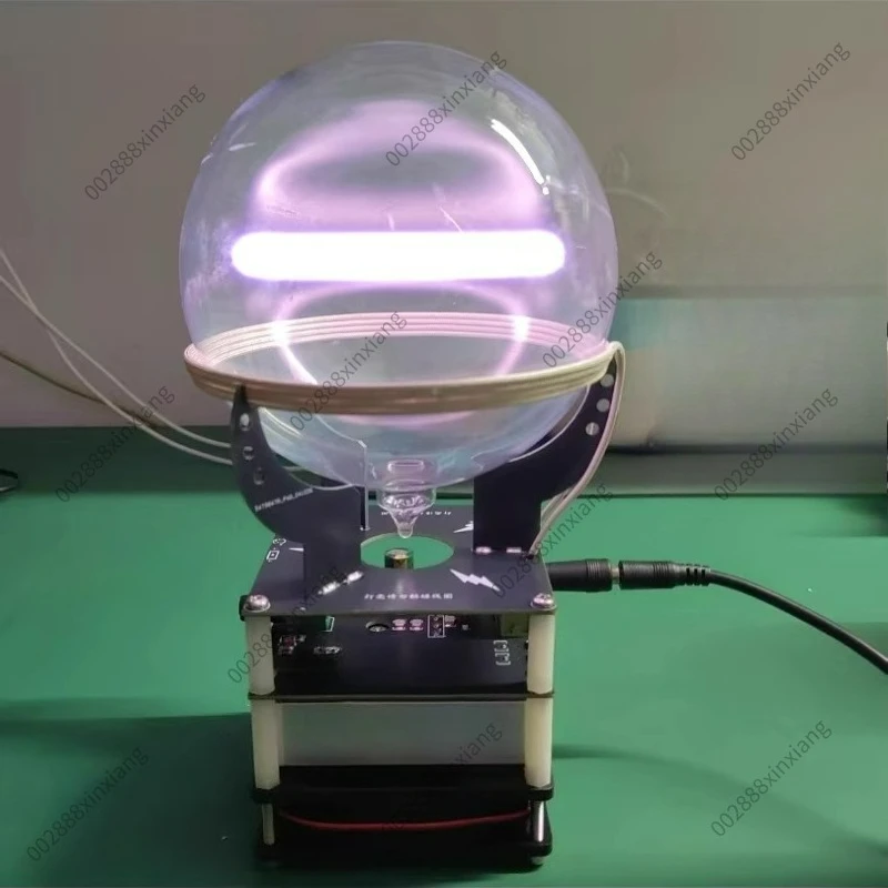 Plasma Ring Inert Gas Luminescent Ball Ion Ball Visual Energy Display for Stunning Light Effects, Plasma Ark Reactor Home Decor