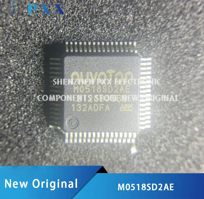 M0518SD2AE  NuMicro M0518 Microcontroller IC 32-Bit Single-Core 50MHz 68KB (68K x 8) FLASH 64-LQFP