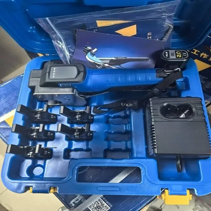 VEF-2 Lithium Battery Electric Tube Expander, Copper Pipe Flaring Tool for AC Refrigeration Repair