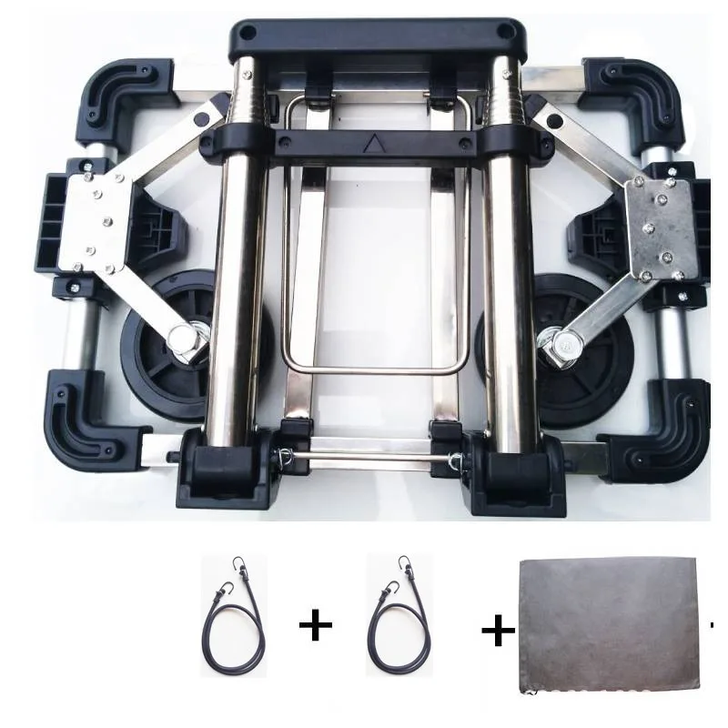 عربة صغيرة قابلة للطي، عربة صغيرة جدًا، يدًا لسحب العربة، التسوق المنزلي، التسوق، السفر، الأمتعة المُسحب يدويًا كاليفورنيا