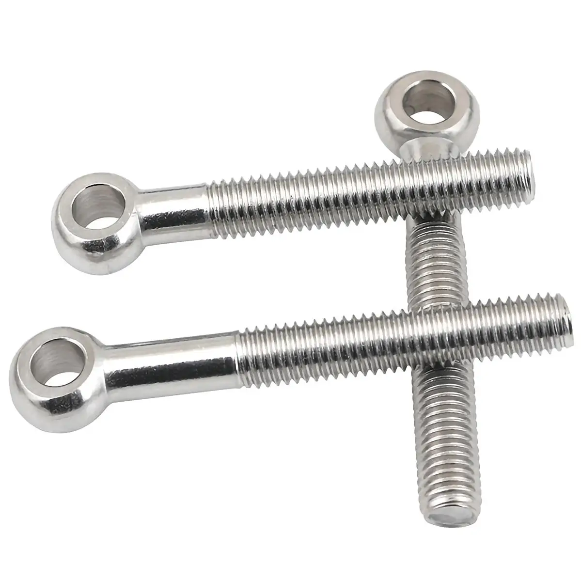 M5 M6 M8 304 Stainless Steel Ring Link Bolt Fisheye Eye Slip Hole Screw Live Bolt  Fisheye With Hole