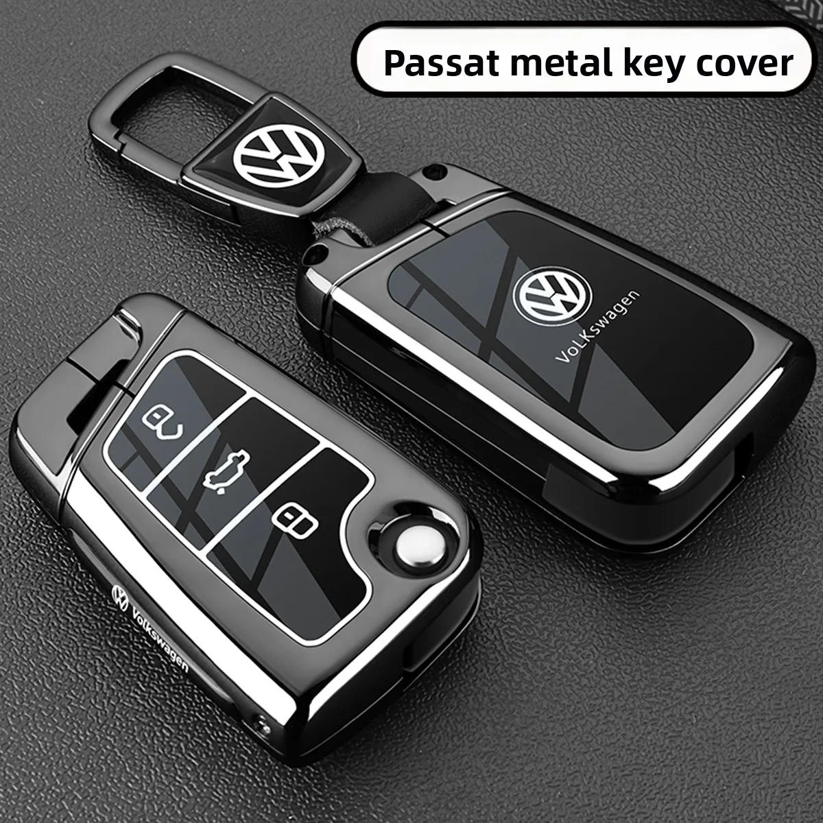 Чехол для автомобильного ключа Volkswagen VW Polo Virtus Golf 7 MK7 Tiguan Passat для Skoda Octavia Kodiaq Karoq для Seat Ateca Leon
